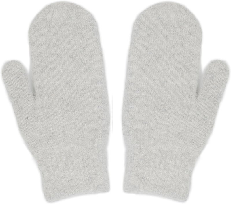 FGSS Winter Warm Mittens for Women Men - Soft Faux Rabbit Fur Mittens Elastic Cuff Stretchy Knit Gloves Cold Weather - Image 1